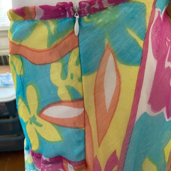 Boston Proper Colorful Skirt with Sequins - Picture 4 of 12